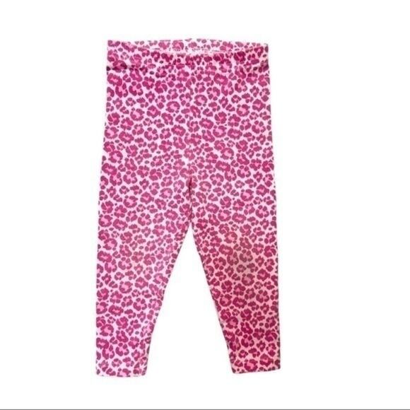 Carter’s Leopard Print Leggings Size 18 Months pink - Picture 2 of 8